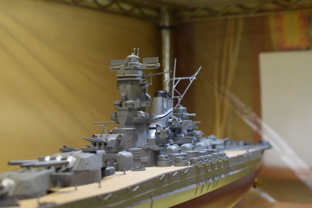タミヤ 1/350 戦艦大和 ラジコン完成品 - メルカリ