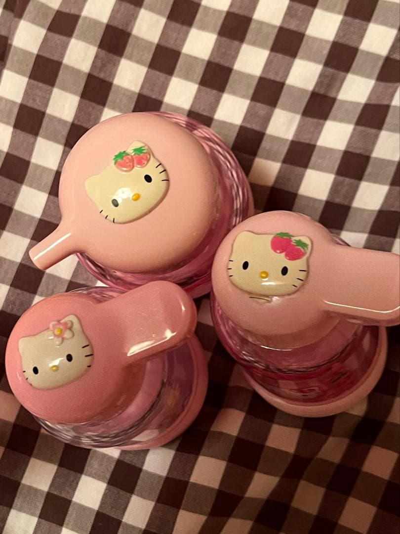 キティ　レトロ　カオハナ　キッチン　調味料　ケース　小物入れ　計量　スプーン