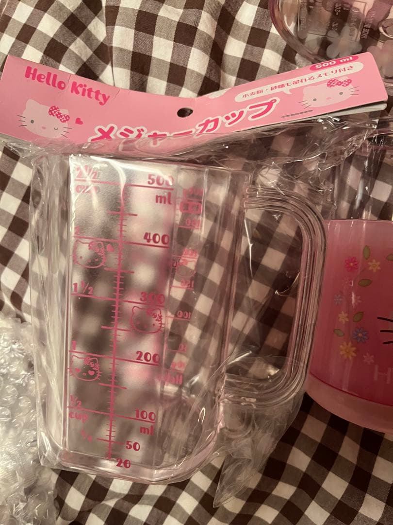 キティ　レトロ　カオハナ　キッチン　調味料　ケース　小物入れ　計量　スプーン