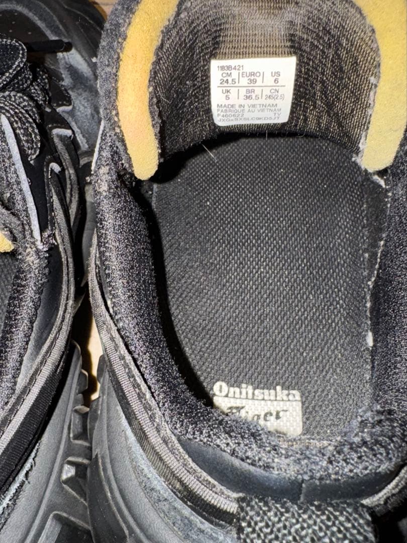 オニツカタイガー　DENTIGRE LS スニーカー 黒