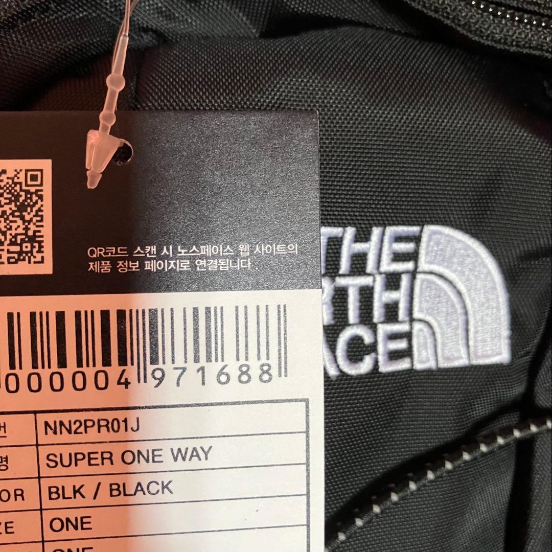 新品未使用 韓国正規品　ノースフェイス　スーパーワンウェイ　バッグ　黒　男女兼用