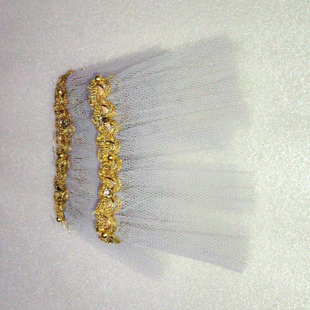 バレエ　グレー　チュチュ120cm台 4着まとめ　袖、冠ネックレス付 No1