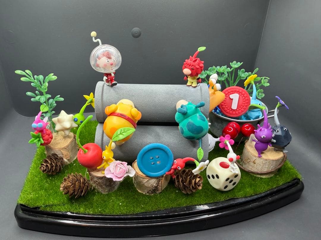 ピクミン フィギュア コンプリートジオラマ ディスプレイケース付き