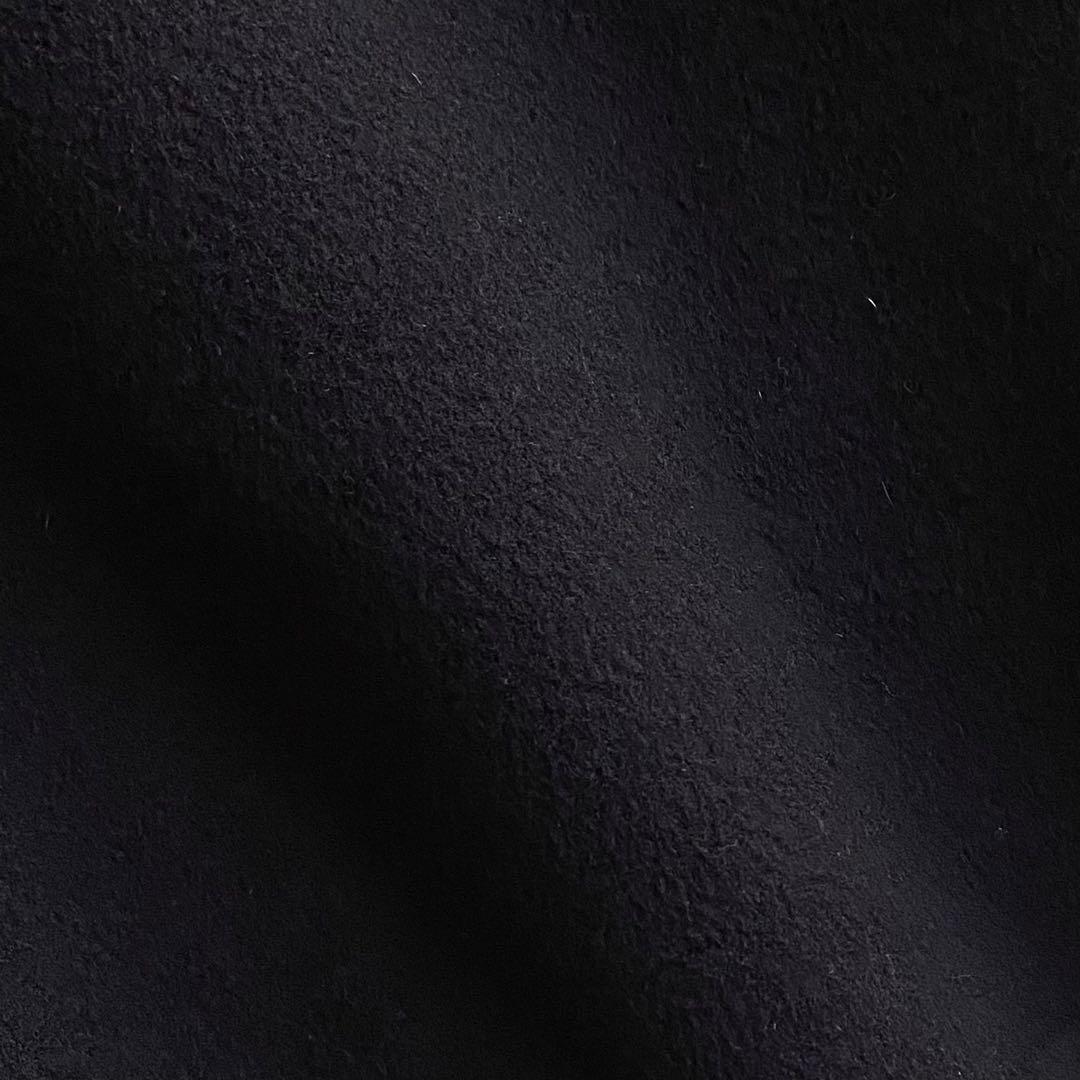 【美品✨】ドゥーズィエムクラス　Victorianリバーノーカラーコート　黒