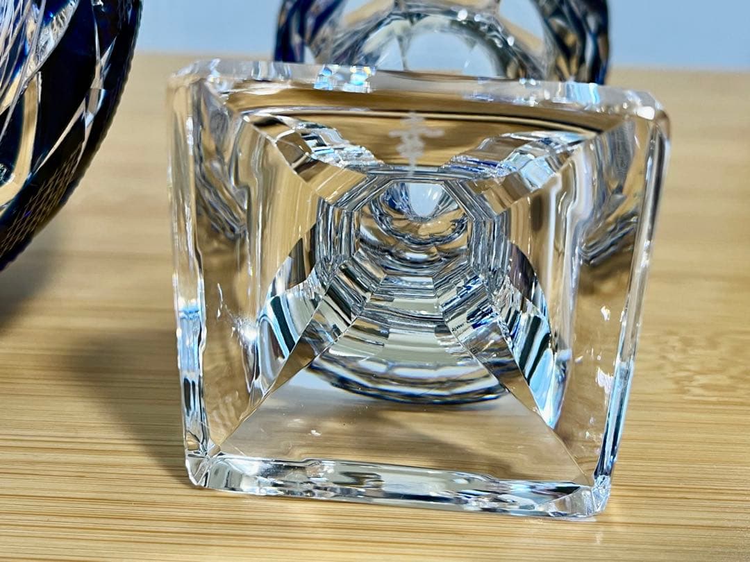 江戸切子 デカンタ 脚付杯 セット 根本幸雄 作 - メルカリ