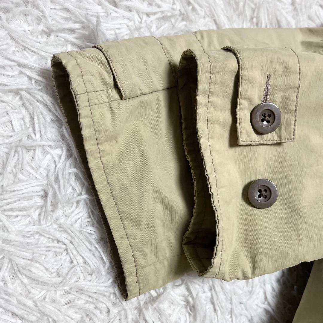 MHL. ダウンライナー付きステンカラーコート コットン ナイロン