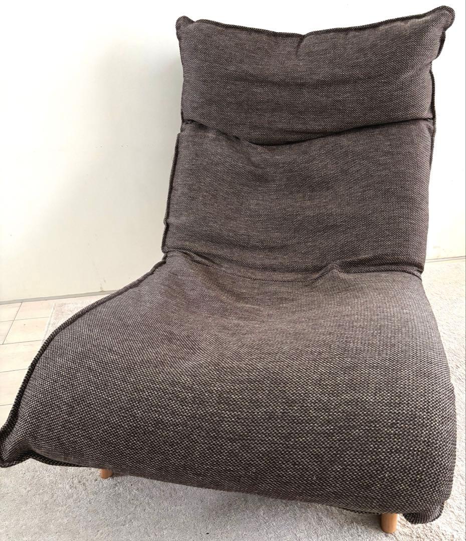 【無印良品】【送料込】ハイバック リクライニングソファ（1シーター）　ブラウン