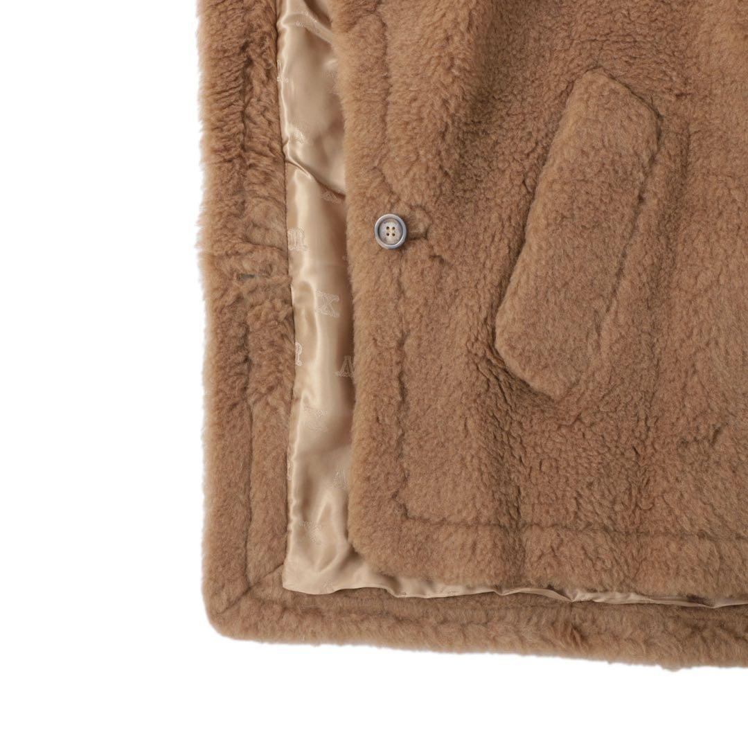 未使用 Max Mara テディベアケープ ポンチョ ホワイト