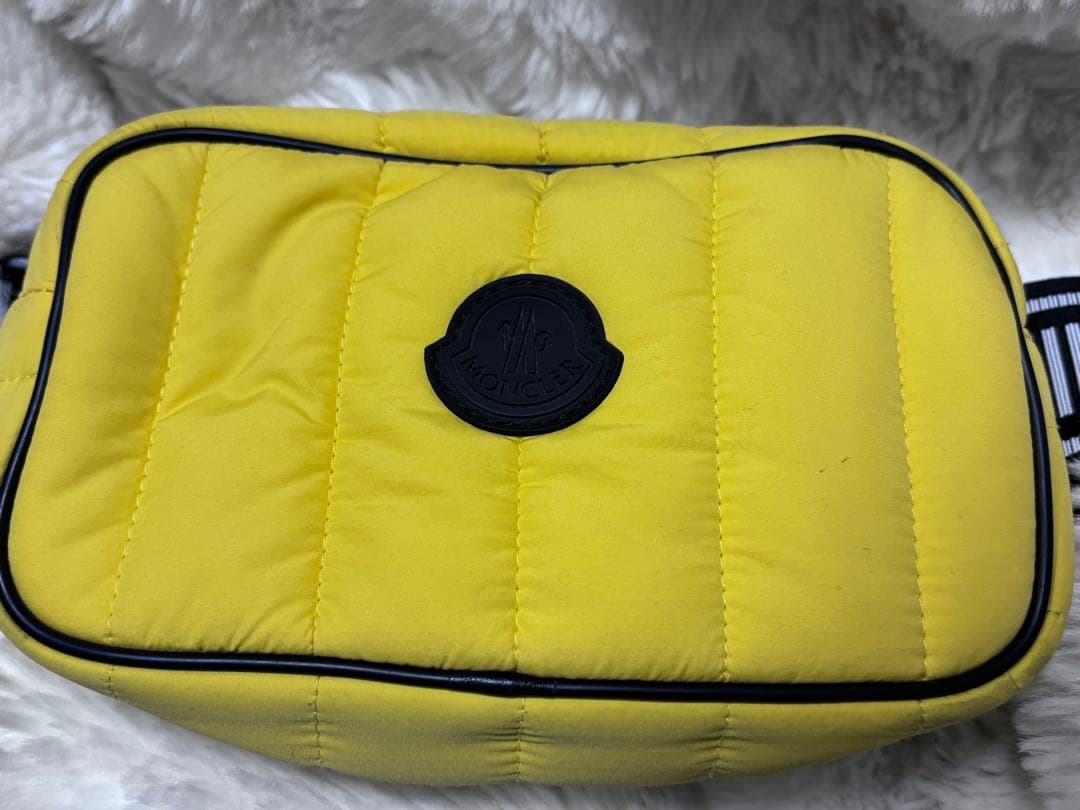 モンクレール MONCLER ボディバッグ 黄 GENIUS キルト