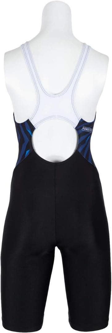 新品 TYR 競泳用水着 ハイバックL黒×ネイビー×ブルー日本製