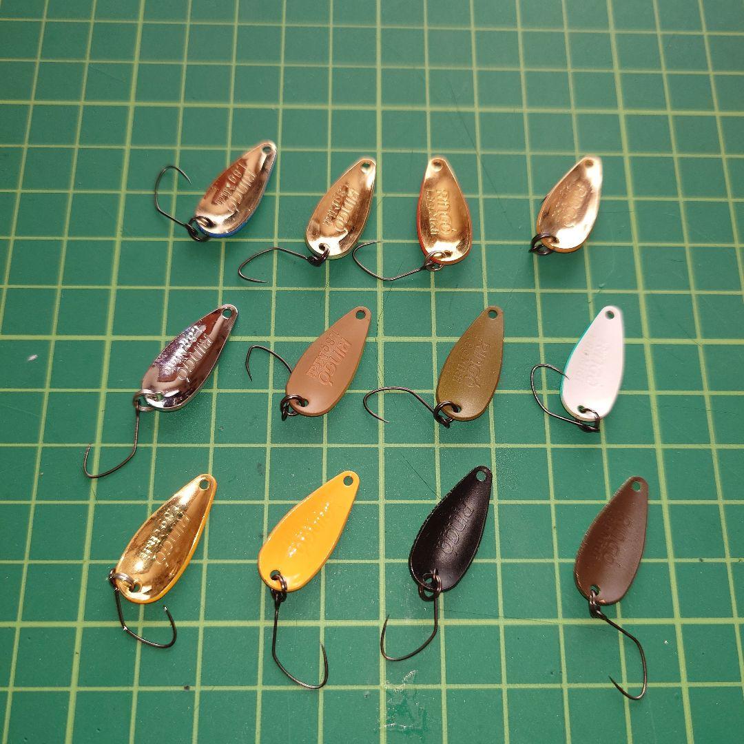 リンゴミディ　1.8g 　33枚　スプーン　管理釣り場　ルアー　ヤリエ