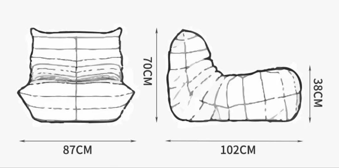 リーンロゼ トーゴ風 リプロダクト ソファ 1人掛け