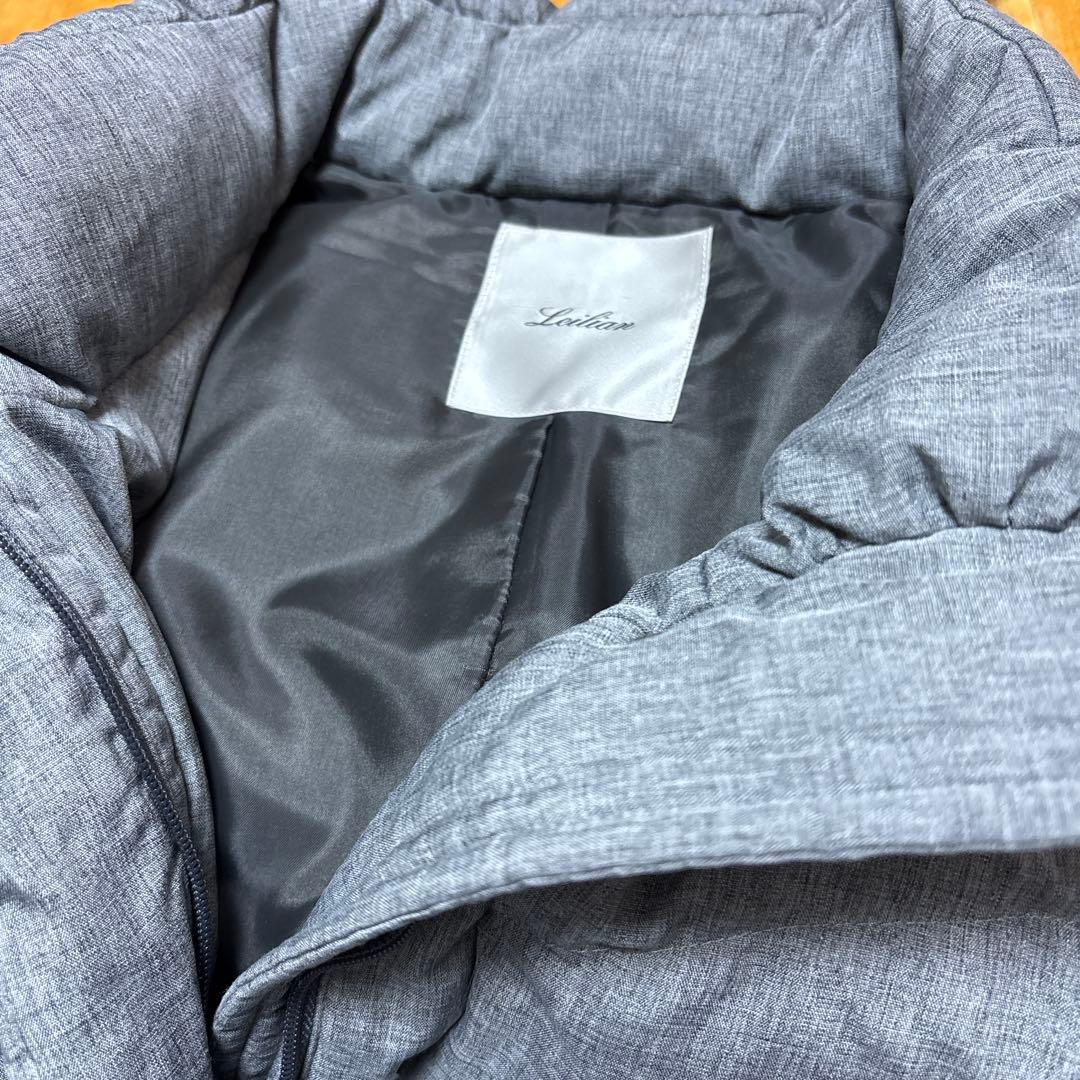 レリアン　ダウンコート　グレー￼ 現行タグ　大きいサイズ　13➕　未使用　訳あり