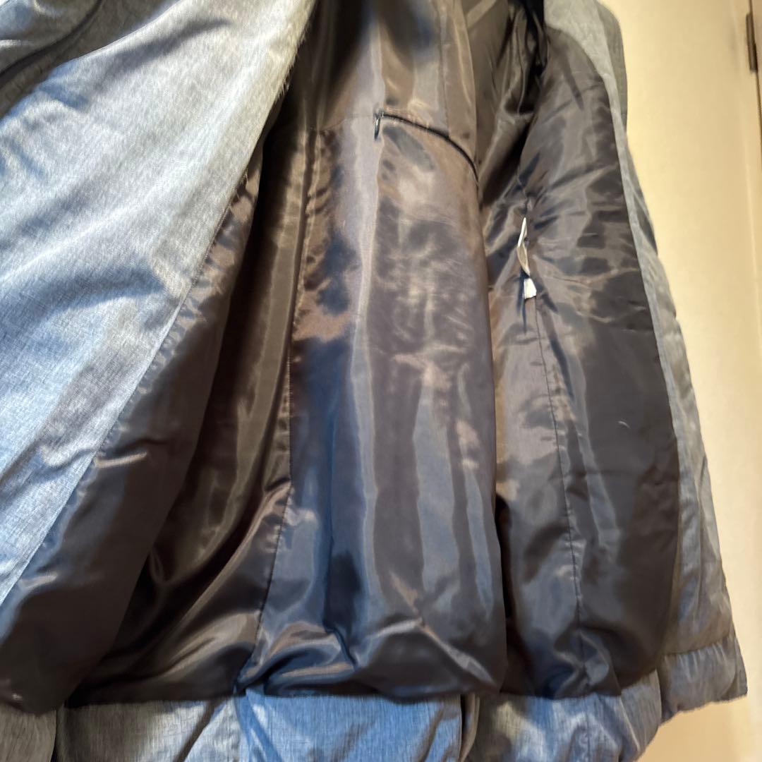 レリアン　ダウンコート　グレー￼ 現行タグ　大きいサイズ　13➕　未使用　訳あり