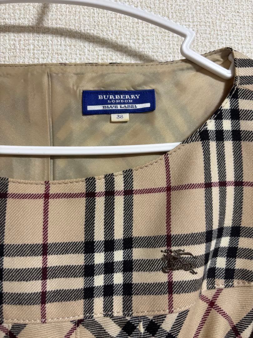 BURBERRY BLUE LABEL チェック柄ワンピース 38