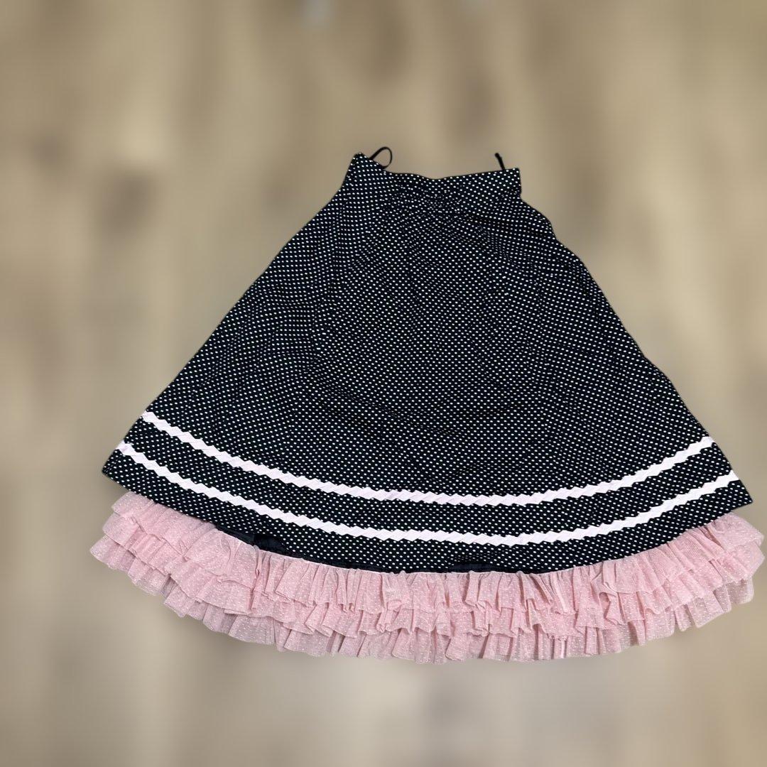 イノセントワールド　フリル水玉スカート