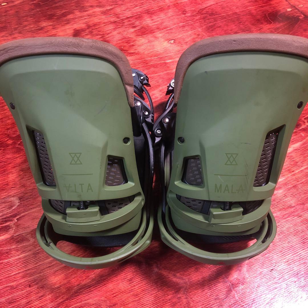 BURTON Malavita Mサイズ　オリーブグリーン ビンディング　19年