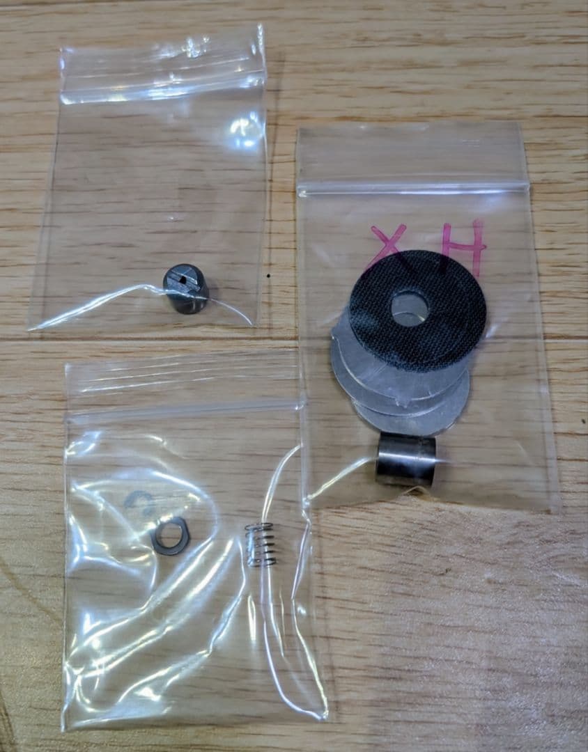 期間限定　18ジリオン　新品XHギアセット3個　1516HLCスプール　パーツ付