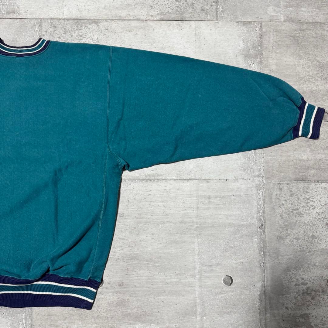 90s USA製 champion リバースウィーブ エメラルドグリーン XXL