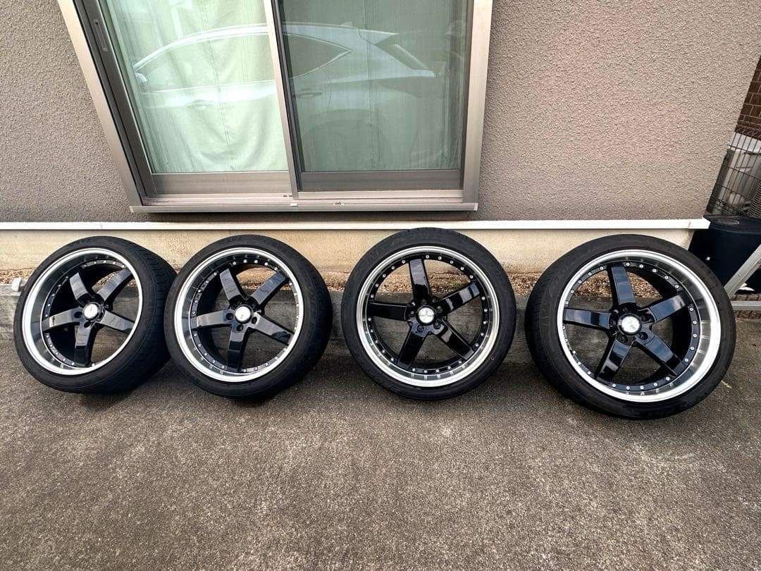 R様専用 ロクサーニグラスターファイブ20インチ ホイールタイヤ付き 4