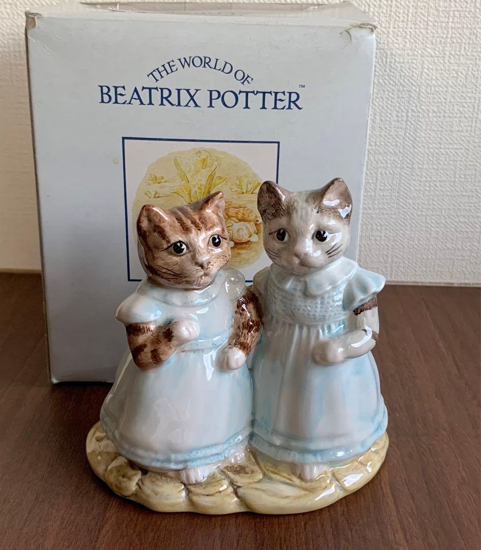 レア】ピーターラビット ミトンとモペット フィギュリン ロイヤル