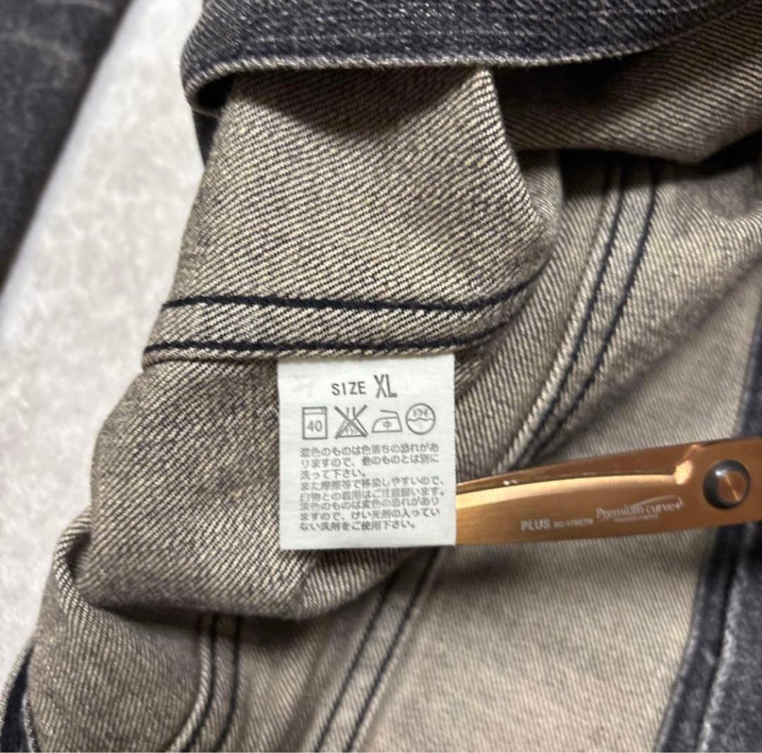 00s美品　リーバイス 70599 先染めブラック デニムジャケットXL