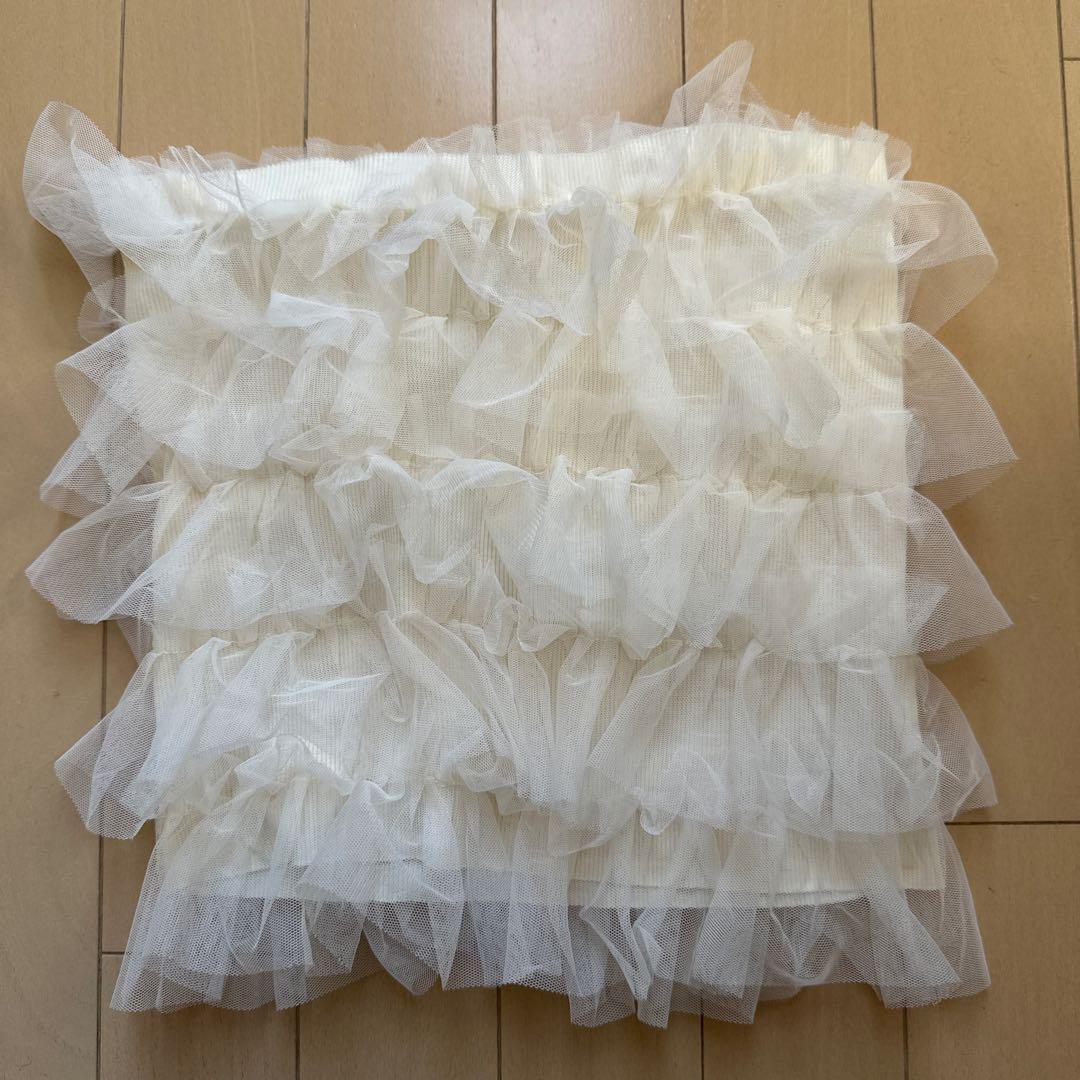 maison celon frill tulle bustier ビスチェ