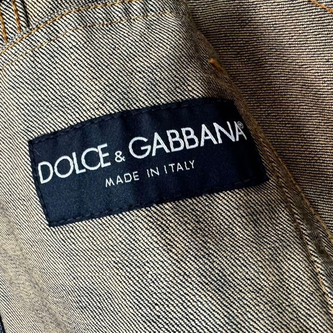DA04 DOLCE&GABBANA インディゴ　デニムジャケット 48 L