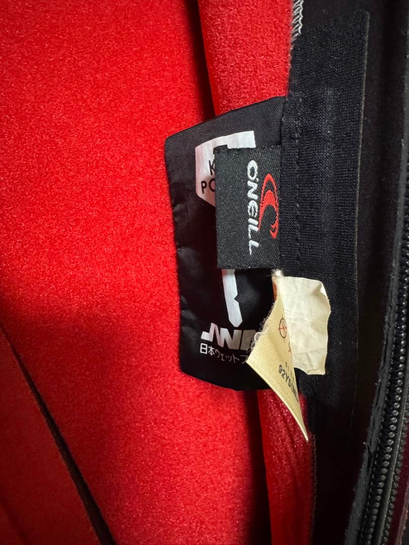 【美品】O'Neill ウェットスーツ 　『セミドライ』5/3mm日本製　裏起毛