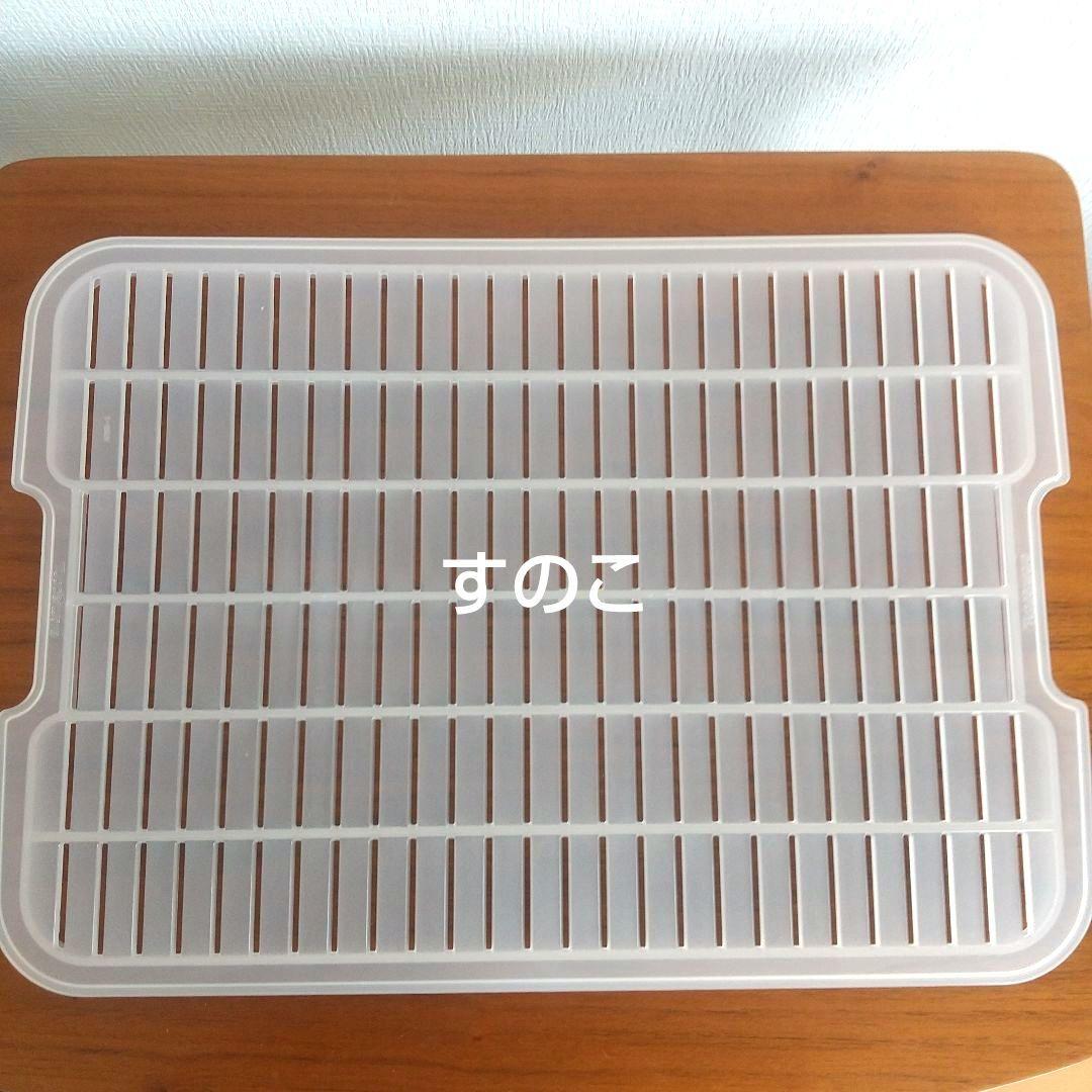 【新品 未使用】タッパーウェア MMワイド大容量 ビッグな3点セットすのこ付緑色