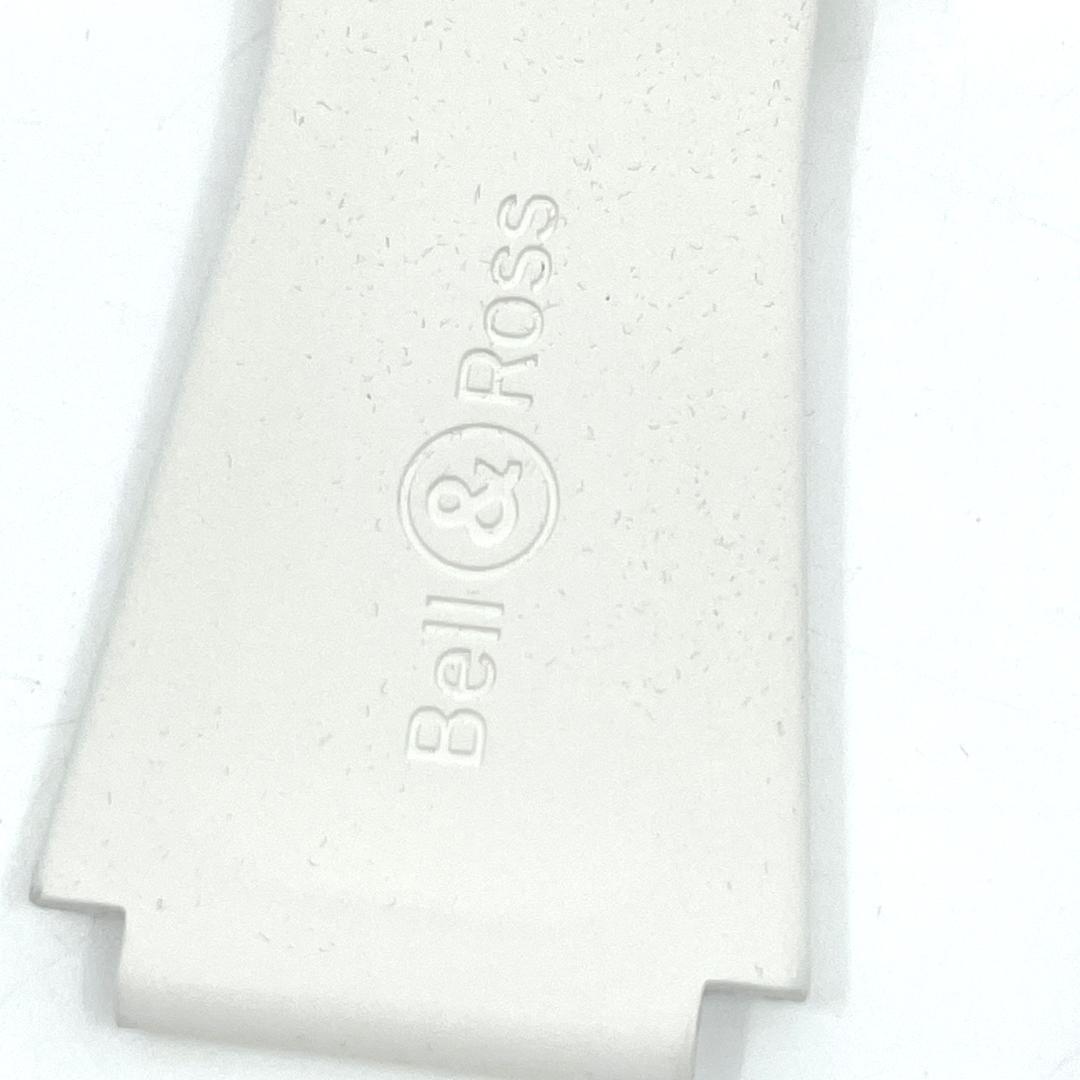 Bell & Ross　BR01,BR03用 ラバーベルト　24mm　ホワイト