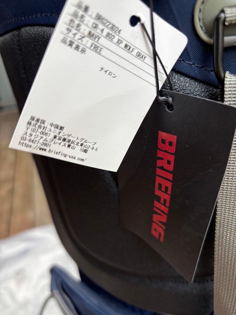 ブリーフィングキャディーバッグ ネイビー 仕切りの数 5 重量 3.1 Kg