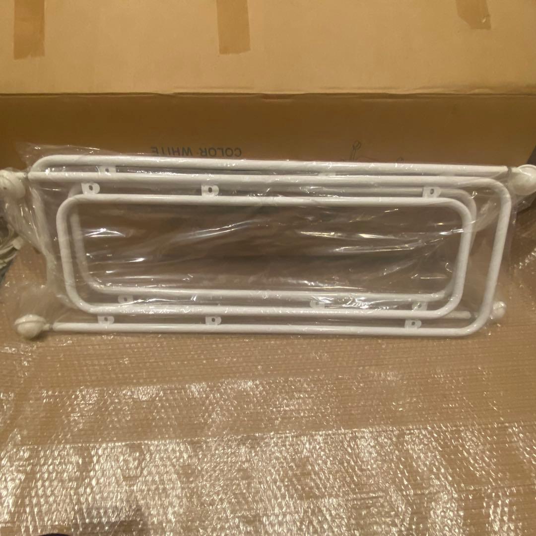 エステワゴン 3段 ホワイト 23123 エステスツール キャスター付き