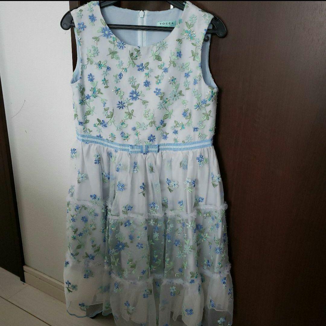 TOCCA子供用ドレス 120サイズ 花柄刺繍レース