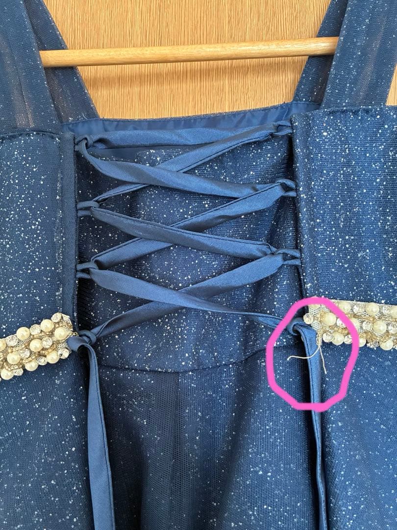 ANNABELLE アナベル ネイビーグリッターキッズドレス 100〜130 - メルカリ