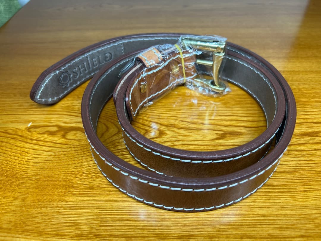 新品 SHIELD QDLB《Quick draw leather belt》