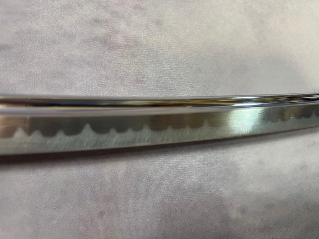 【鑑賞用模造刀】　前田慶次郎利益拵え　大輪鍔　三本杉刃文