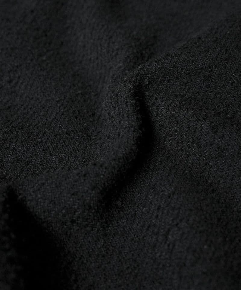 MBハイエンド エアリーカルゼツイードコート ブラックLサイズ