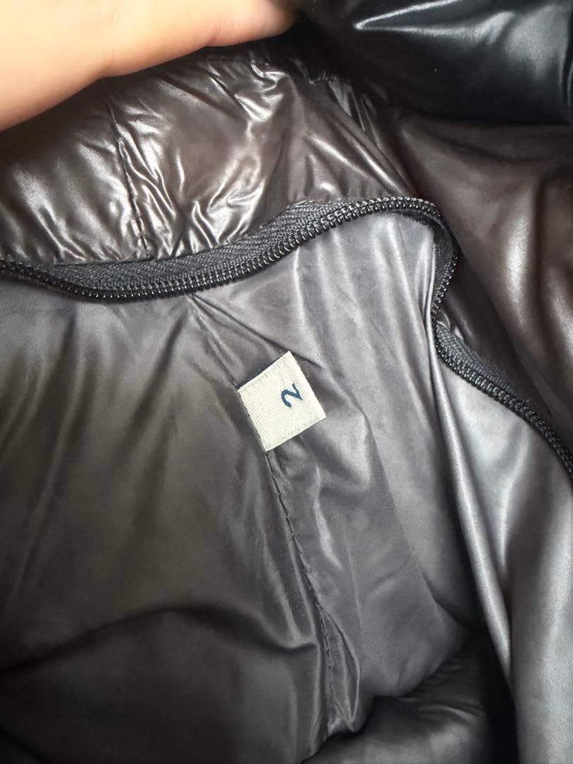 モンクレール　マヤ　ブラック　ダウンジャケット