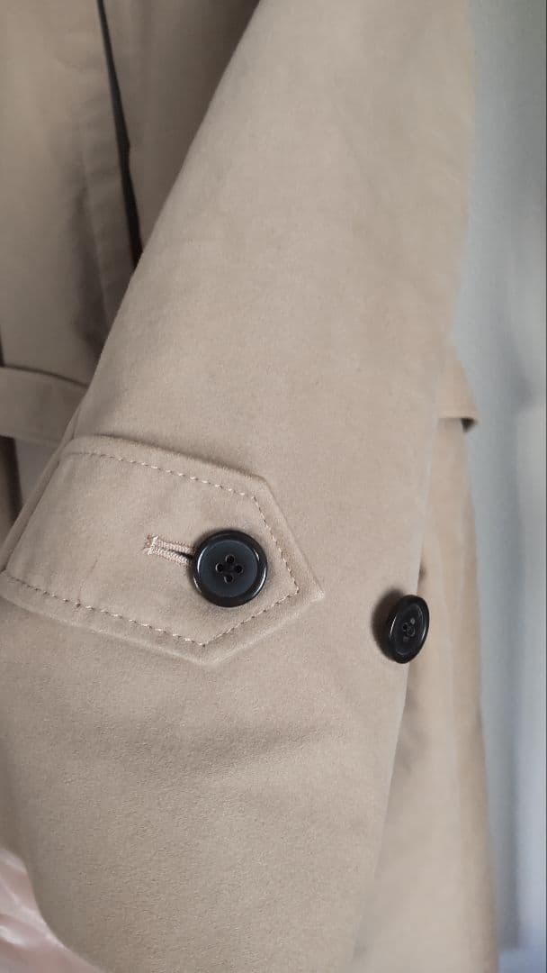 トゥモローランド　ベージュ ステンカラーコート