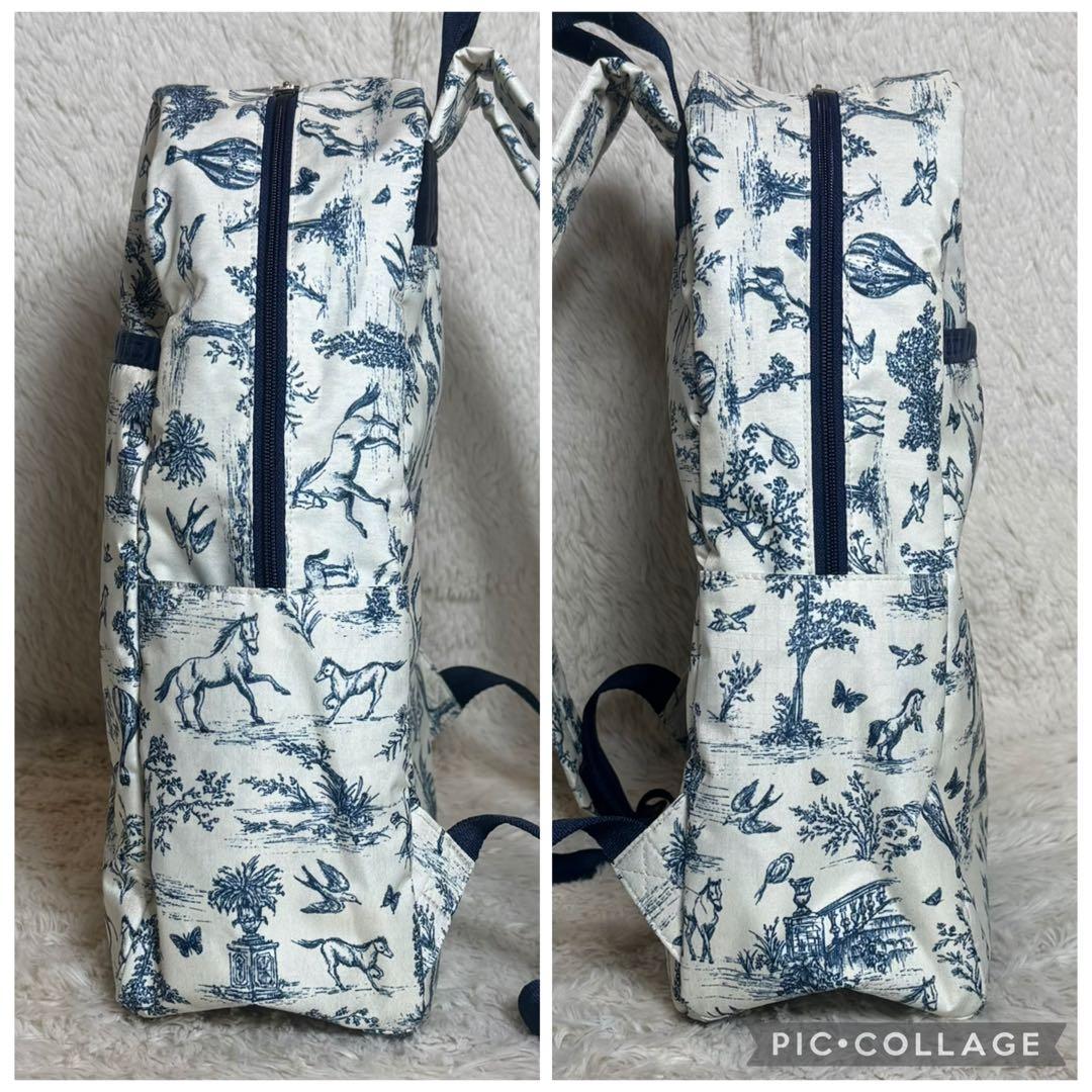 ほぼ未使用 レスポートサック トワルドジュイガーデン リュックサック 希少