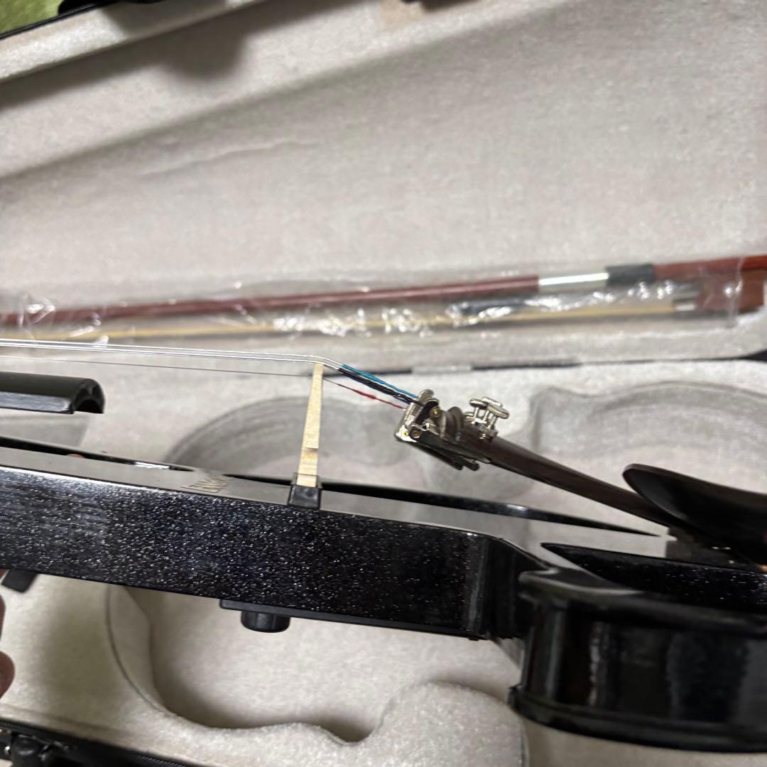 ENNBOM サイレントバイオリン　4/4 エボニー　エレキバイオリン