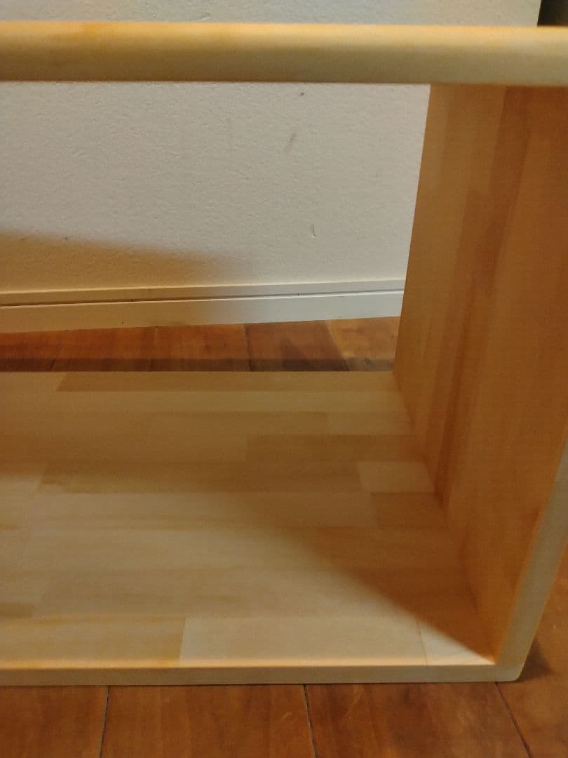 木製 ハンドメイド オーダー 日の字型 ベンチ 棚 シェルフ ラック 水槽