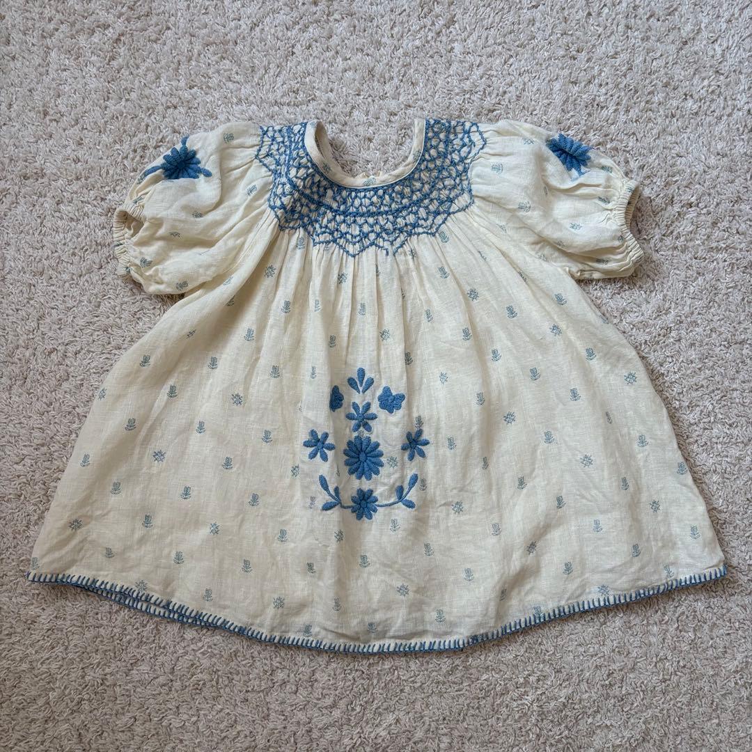 Apolina 刺繍ワンピース - メルカリ