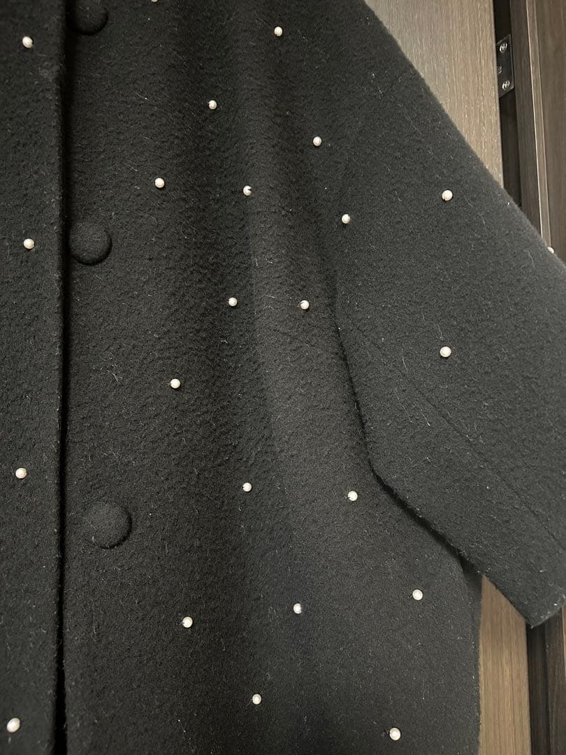 【パンダ】TSURU by Mariko Oikawaパール付きコート