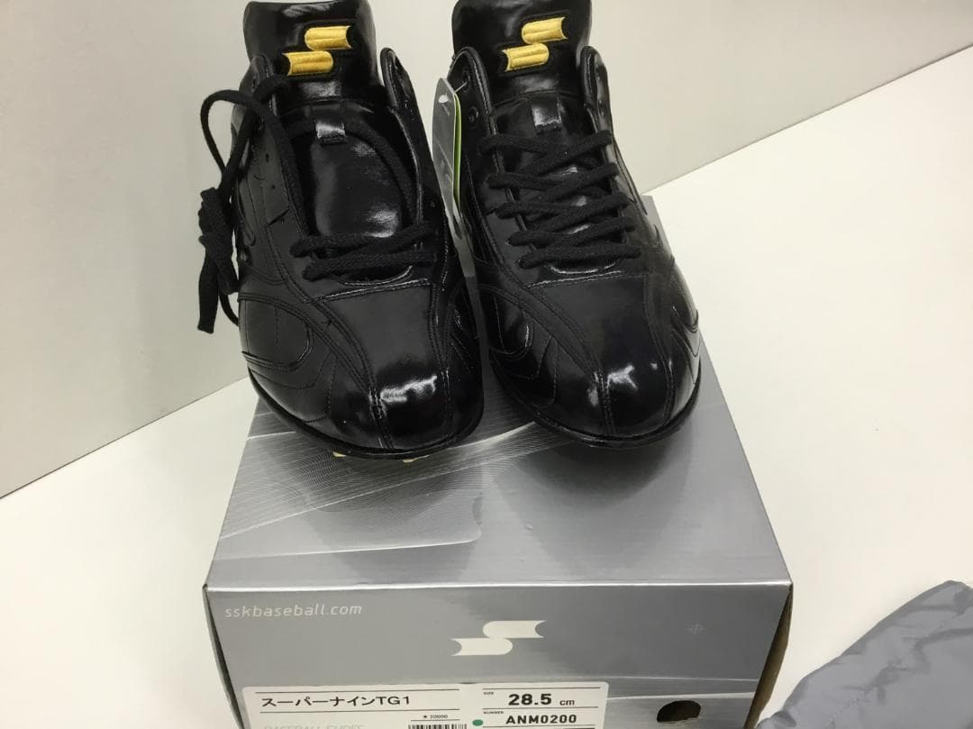 未使用 長期保管品 野球革底スパイクシューズ ssk エスエスケイ 28.5cm