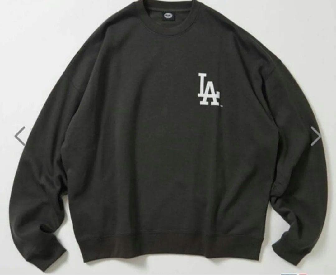【ゆー】MLB×PEANUTS・ビッグシルエットスウェット(ドジャース)
