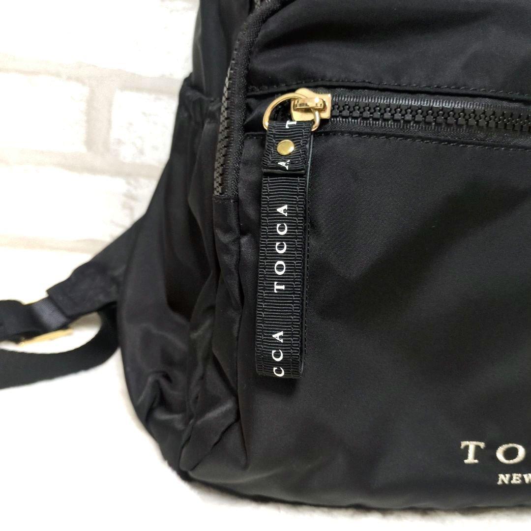 【✨極美品✨】TOCCA ブラック リュック　トッカ　撥水　A4サイズ対応