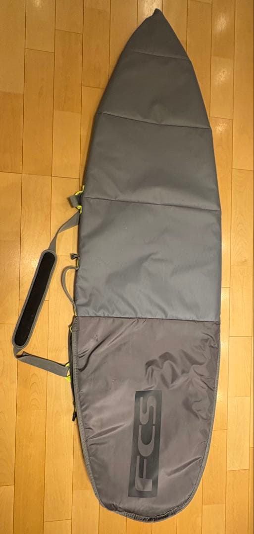 専用FCSサーフボードケース 6.0 サーフィンブラック/グレー 専用FCS