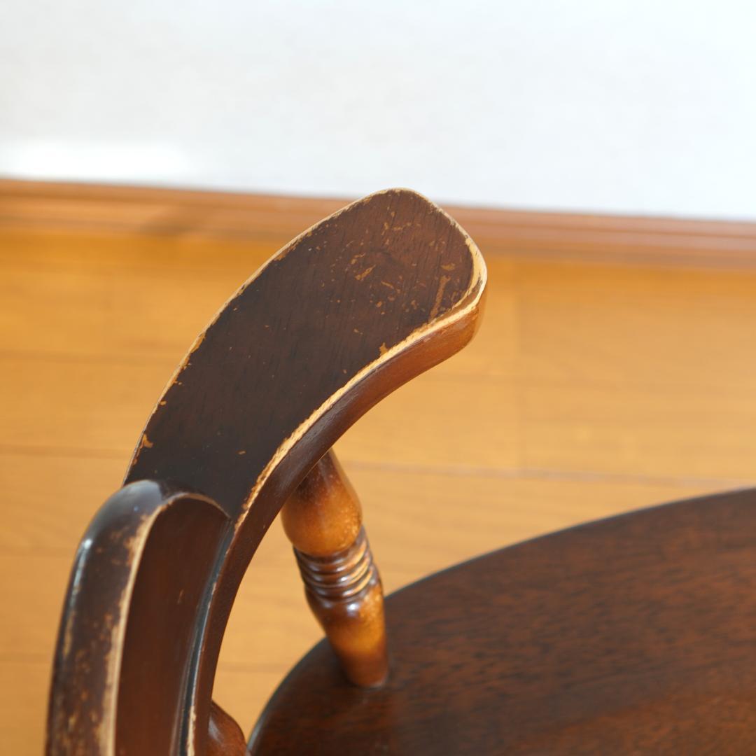 飛騨産業 キツツキマーク ウィンザーチェア アームチェア 木製 アンティーク調